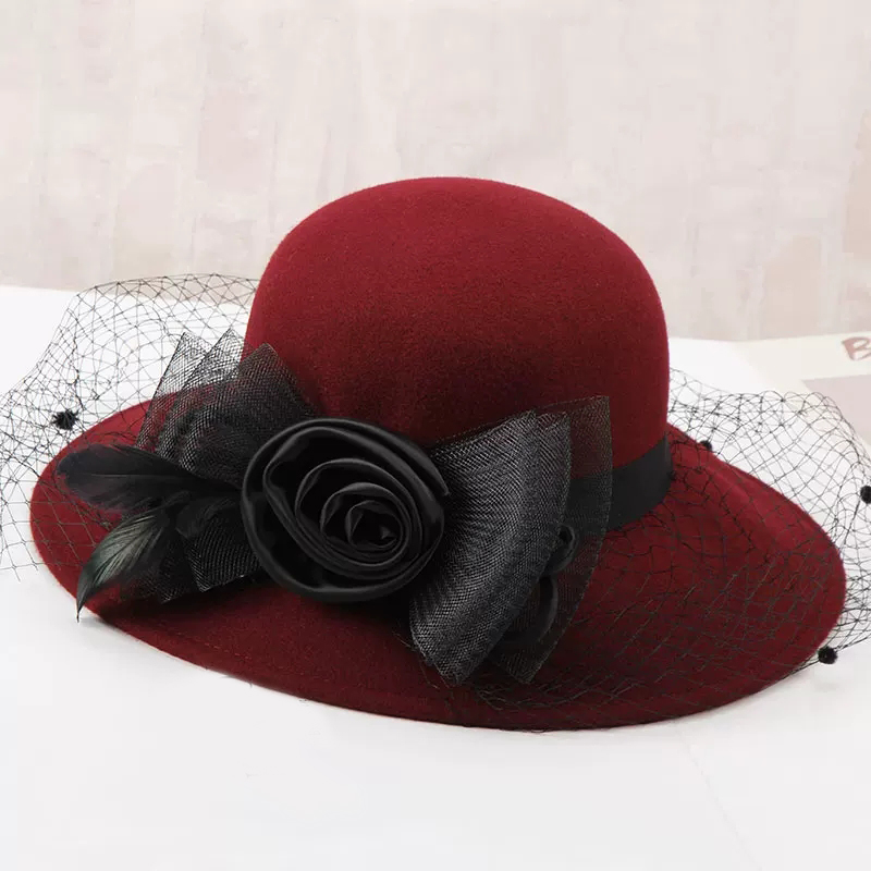قبعة فيدورا نسائية أنيقة من ال - مراجعة Fedora Hat Wool وسعره