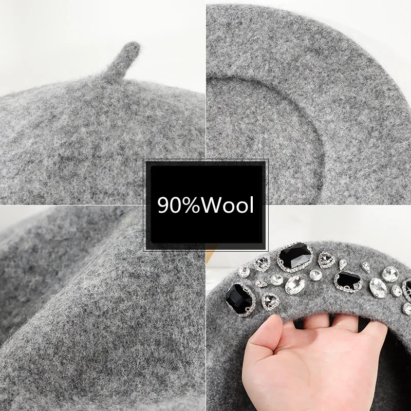قبعة فرنسية سميكة من حجر الراي - مراجعة Beret French Wool وسعره