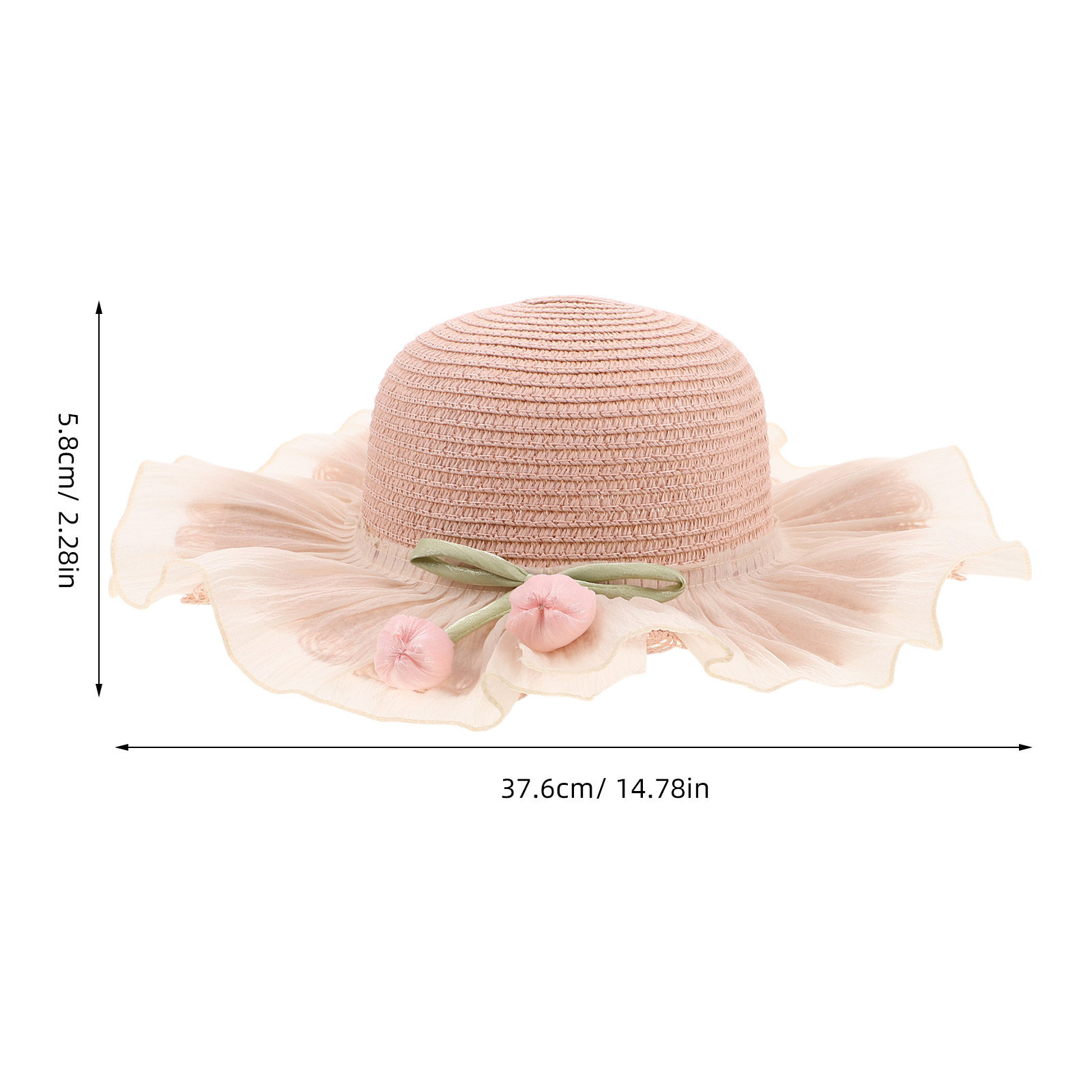 قبعة شمسية صيفية للبنات مصنوعة - مراجعة Sun Hat Wide Brim وسعره