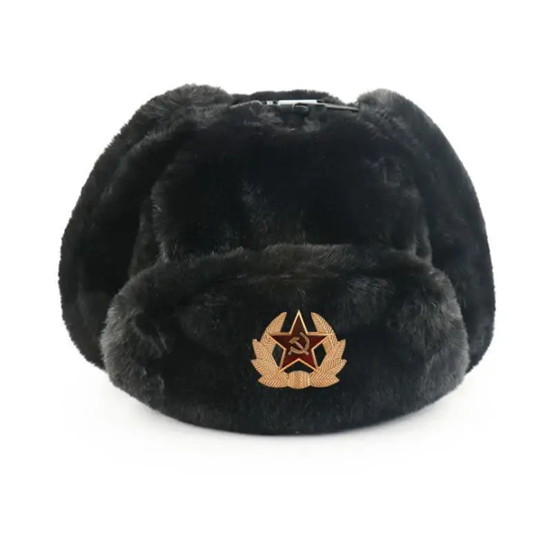 السوفياتي شارة Ushanka الرجال  - مراجعة Trapper Hat Ear Flap وسعره