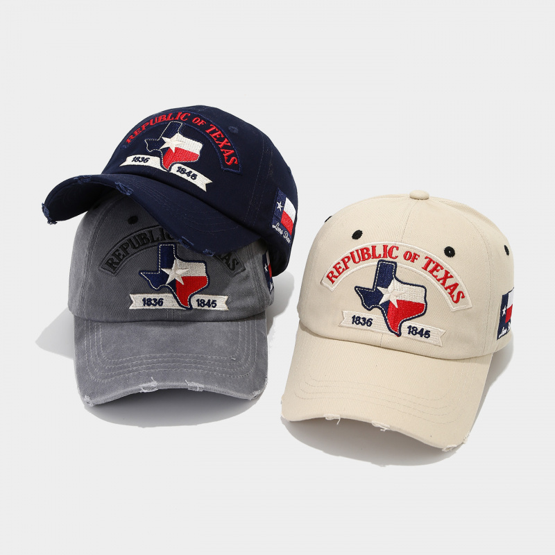 قبعة بيسبول مغسولة بتصميم علم  - مراجعة Dad Hat Cotton وسعره