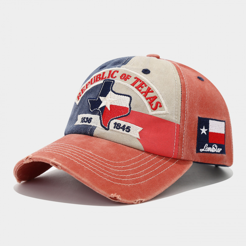 قبعة بيسبول مغسولة بتصميم علم  - مراجعة Dad Hat Cotton وسعره