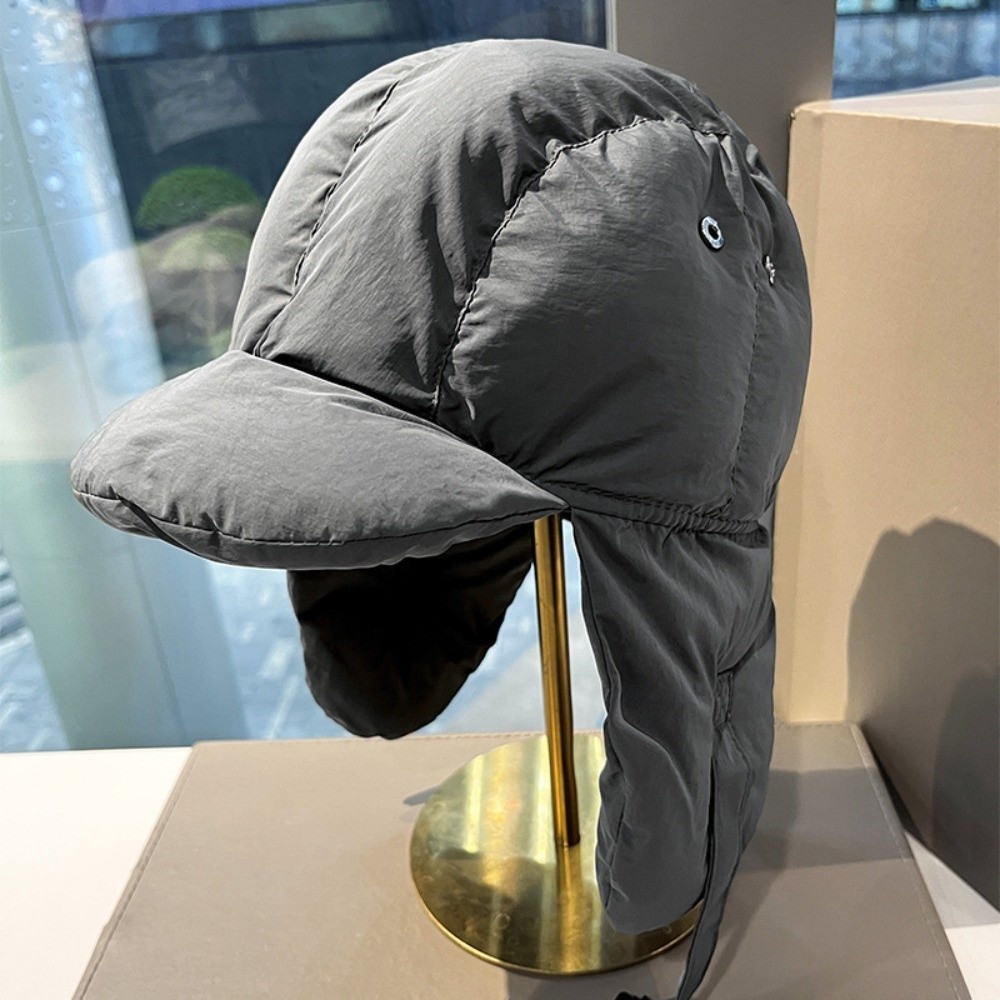 الصلبة اللون مبطن Bomber القبع - مراجعة Winter Trapper Hat وسعره
