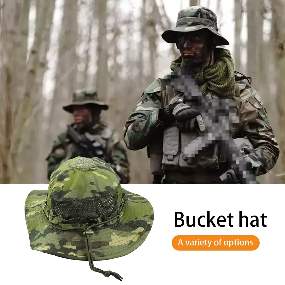 قبعة تكتيكية جديدة مموهة واسعة - مراجعة Boonie Hat Tactical وسعره