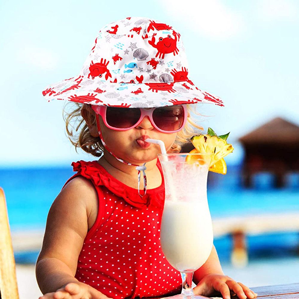 قبعة سباحة صيفية للأولاد والبن - مراجعة Sun Hat Wide Brim وسعره