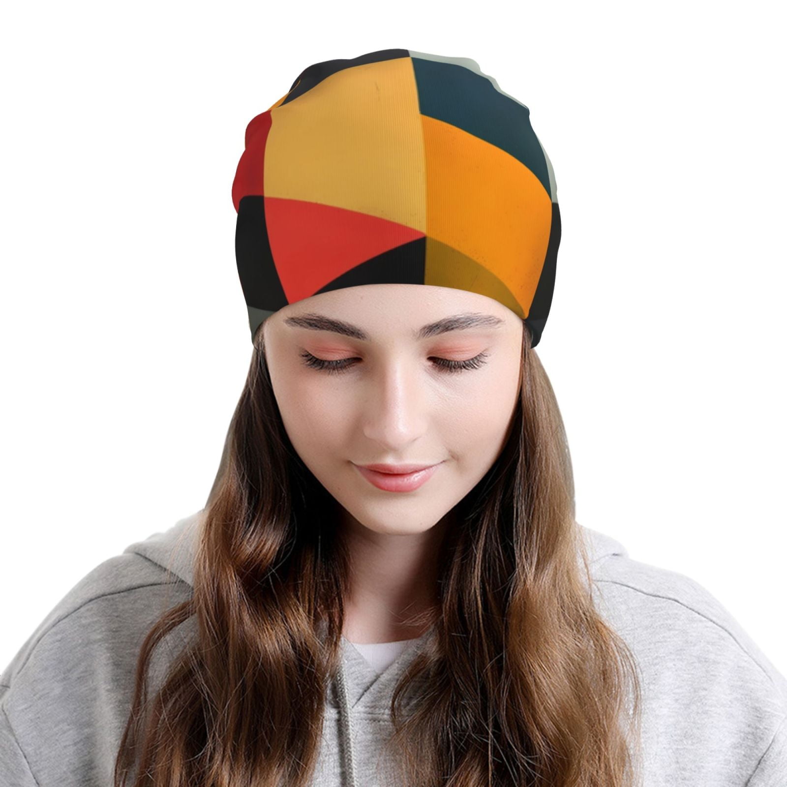 قبعة صغيرة محبوكة بنمط مكعب هن - مراجعة Beanie Cuffed Knit وسعره