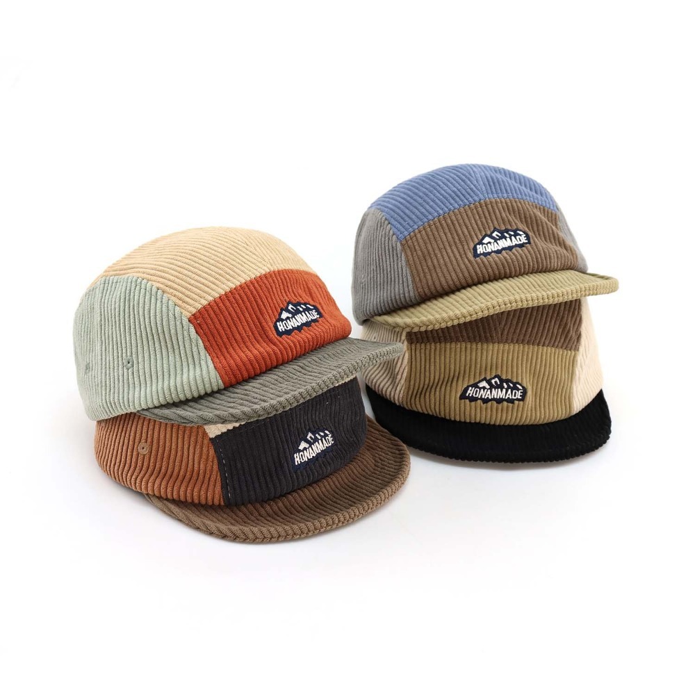 قبعة قصيرة الحافة بخمسة ألواح، - مراجعة Corduroy Cap 5 Panel وسعره
