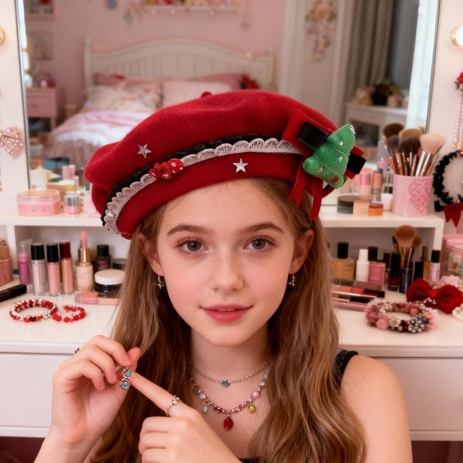 قبعات للنساء من الصوف الدافئ ا - مراجعة Beret French Wool وسعره