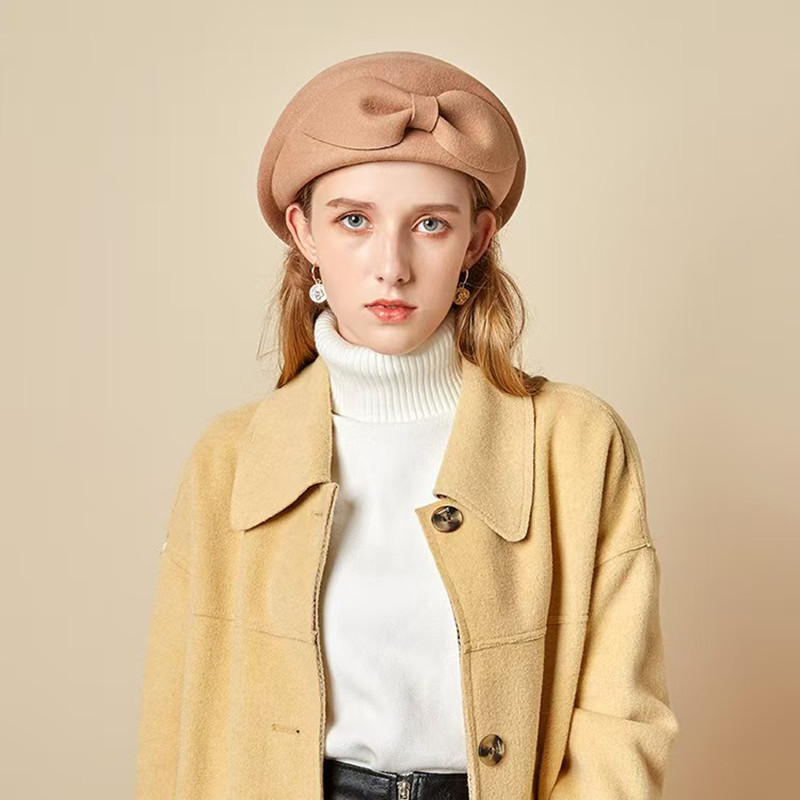 الصوف خمر الصوف الدافئ الشتاء  - مراجعة Beret French Wool وسعره
