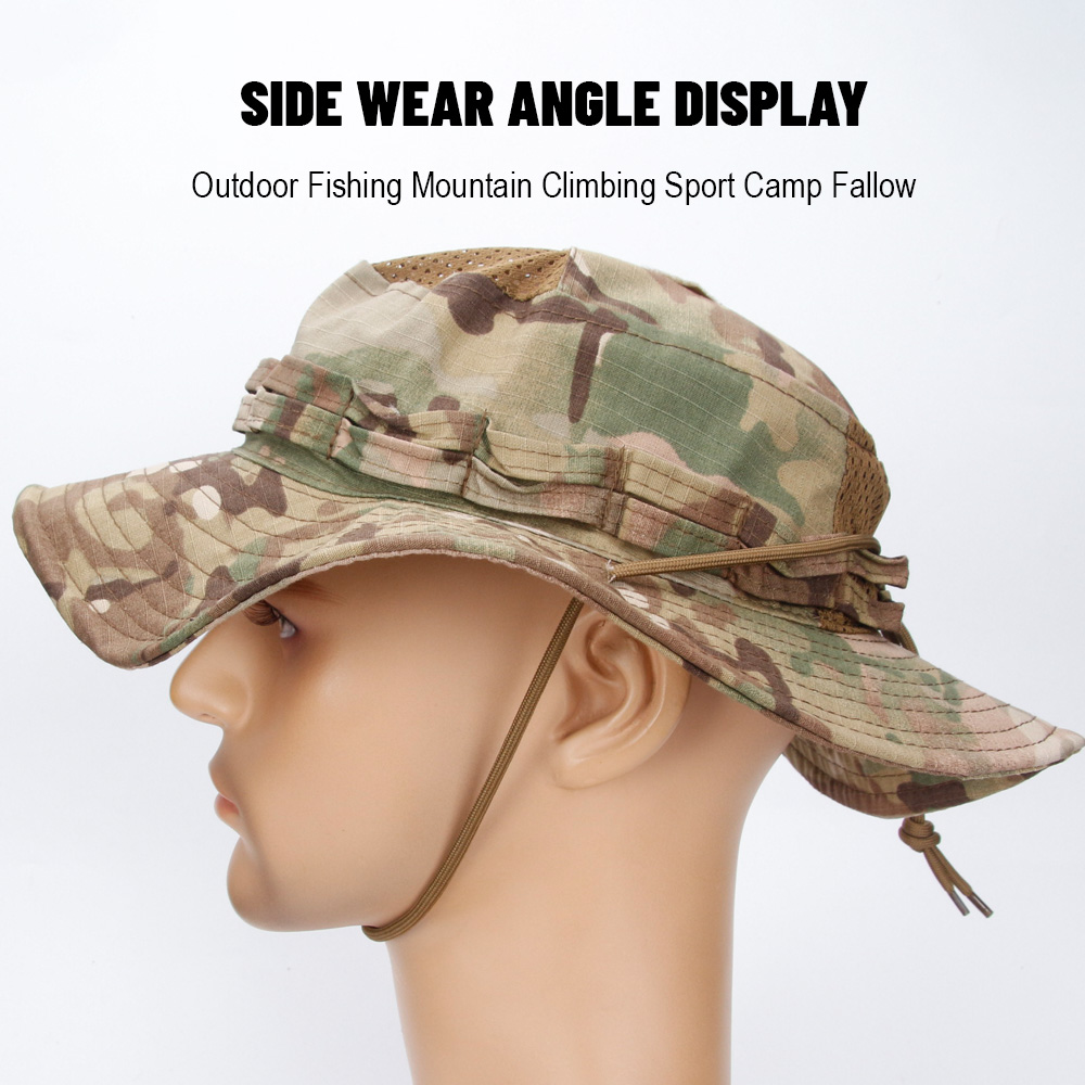 التكتيكية كامو Boonie قبعة UPF - مراجعة Boonie Hat Tactical وسعره
