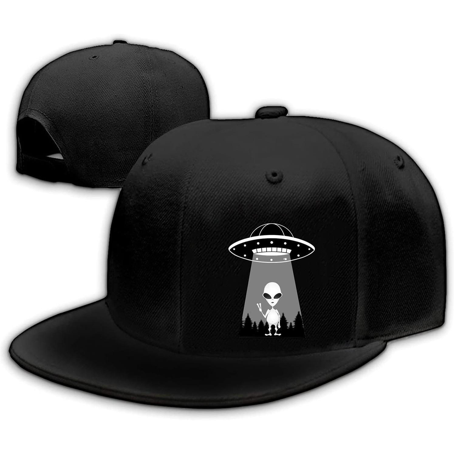 قبعات Ufo Aliens Snapback للرج - مراجعة Snapback Hat Flat وسعره