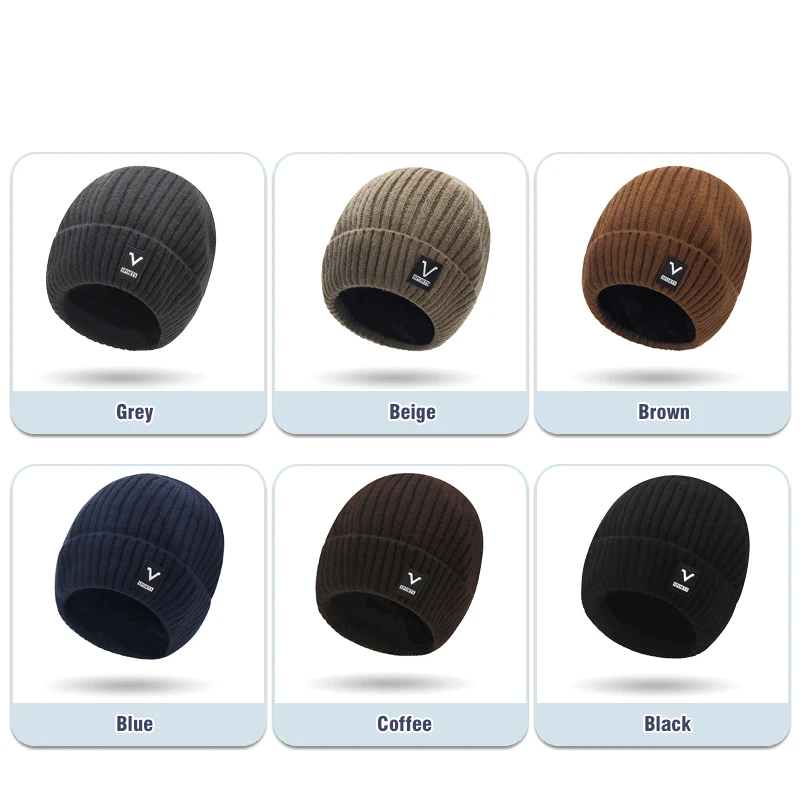 قبعة الرجال مترهل متماسكة قبعة - مراجعة Beanie Cuffed Knit وسعره
