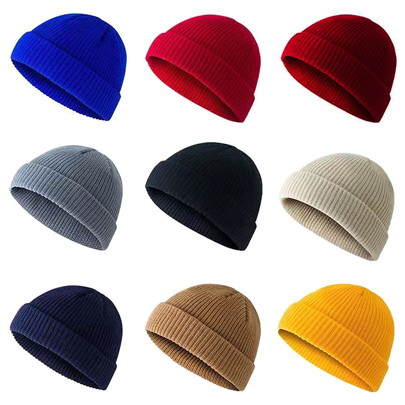 1 قطعة شتاء دافئ للجنسين الصوف - مراجعة Beanie Cuffed Knit وسعره