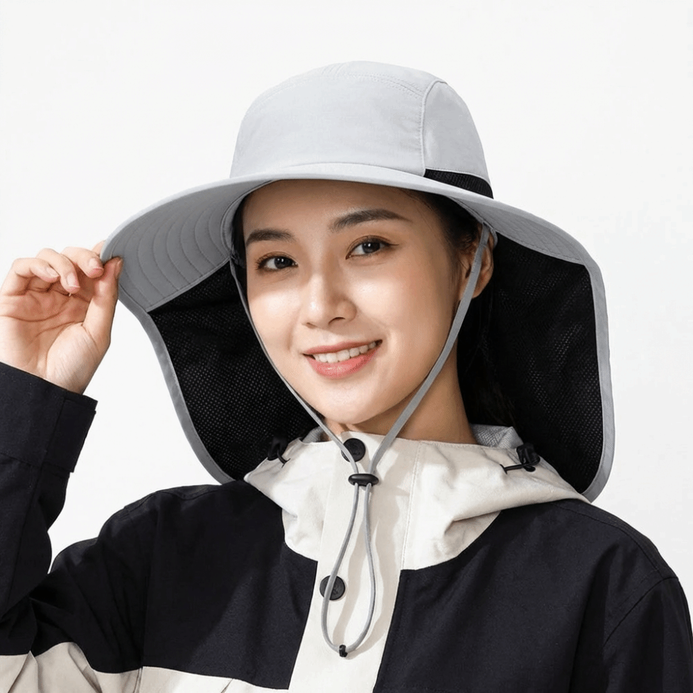 قبعة شمسية واسعة الحواف للأنشط - مراجعة Bucket Hat Cotton وسعره