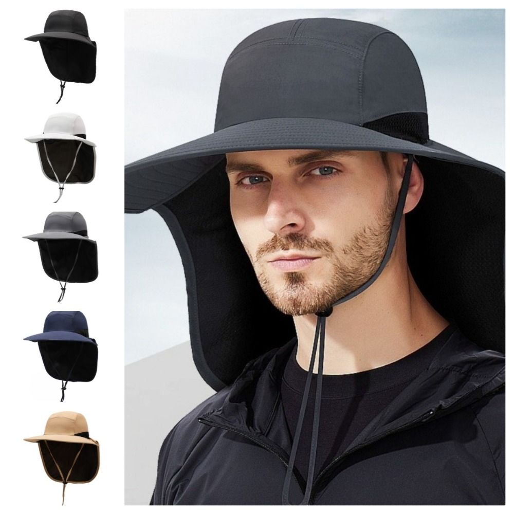 قبعة شمسية واسعة الحواف للأنشط - مراجعة Bucket Hat Cotton وسعره