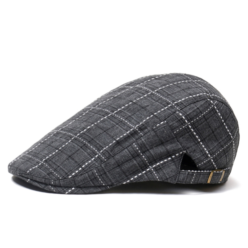 قبعة بيريه قطنية للجنسين بنقشة - مراجعة Newsboy Cap Ivy وسعره