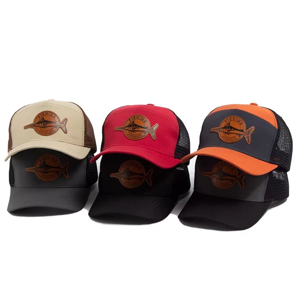 قبعة صيد صيفية بنمط القرش قابل - مراجعة Trucker Cap Mesh وسعره