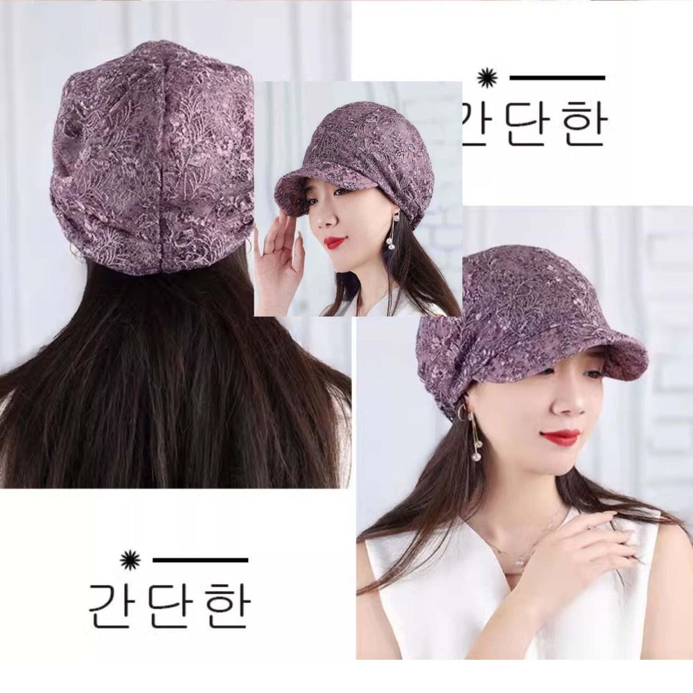 قبعة بيني نسائية مطرزة بتصميم  - مراجعة Baseball Cap Structured وسعره