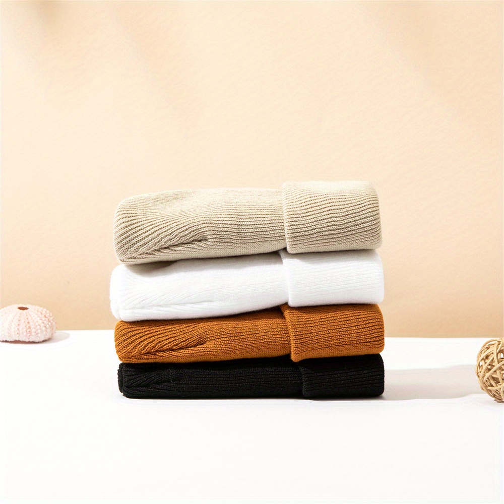 4 قطع قبعة أطفال متماسكة قبعة  - مراجعة Beanie Cuffed Knit وسعره