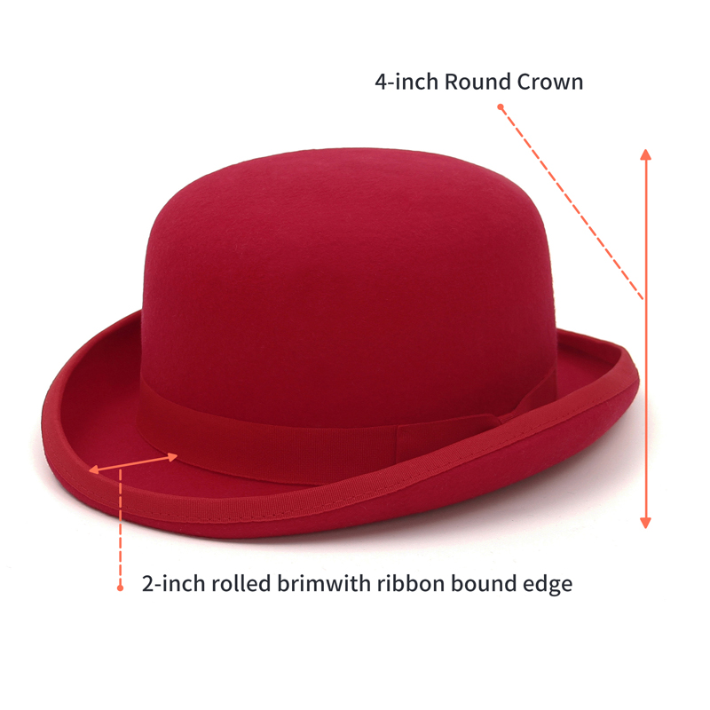 GEMVIE 100% قبعة ديربي من الصو - مراجعة Fedora Hat Wool وسعره