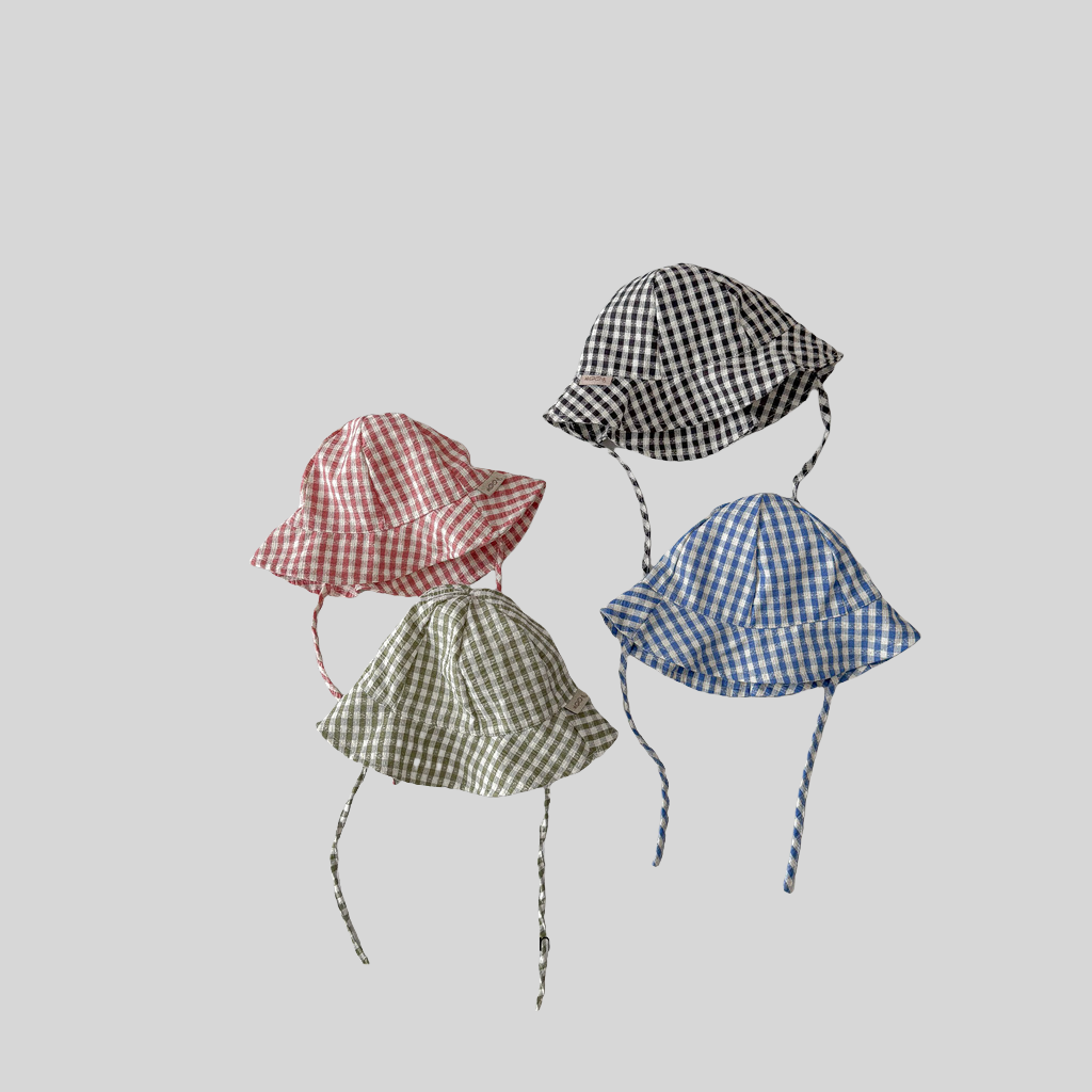Ins Style منقوشة الطفل دلو قبع - مراجعة Bucket Hat Cotton وسعره
