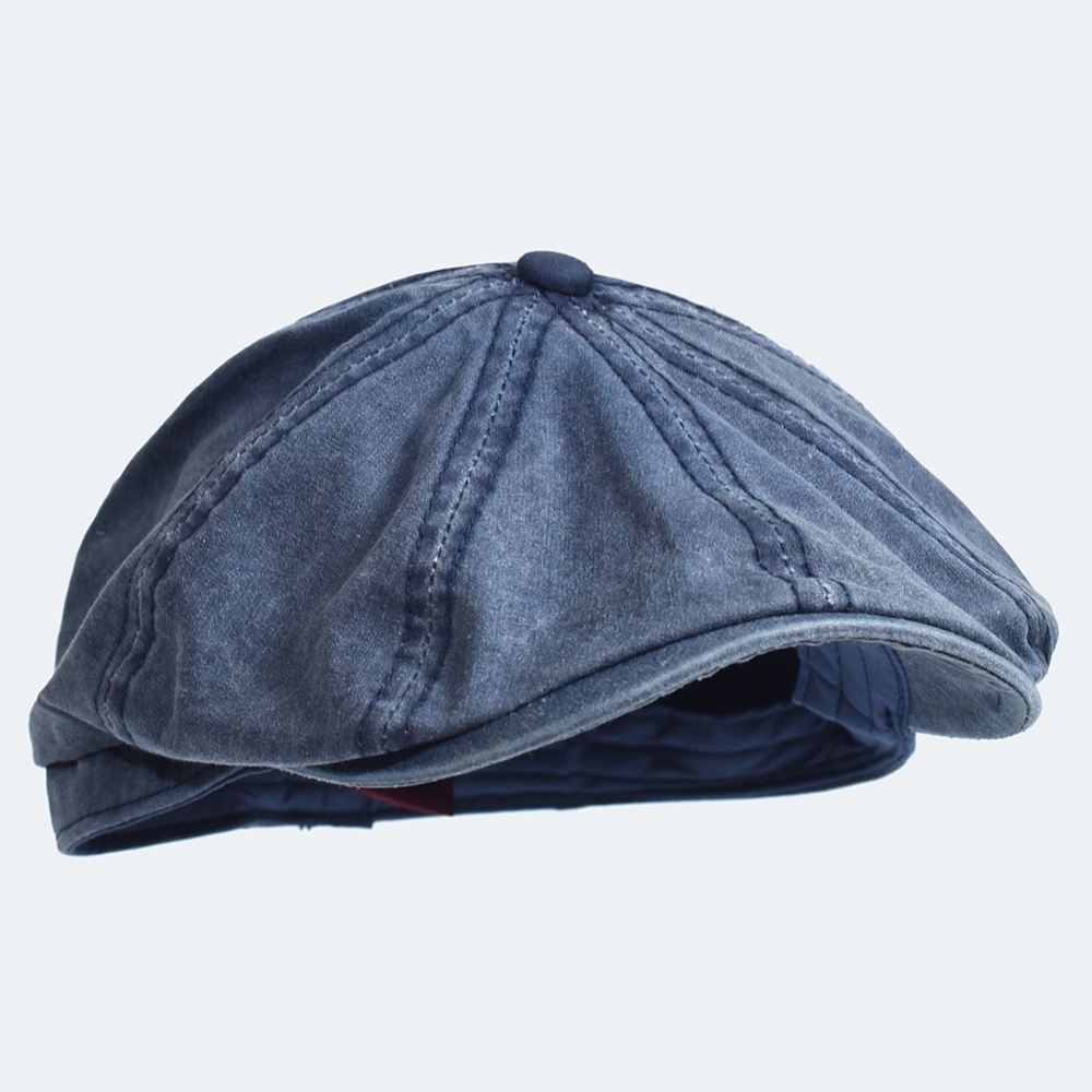 غسلها القطن موزع الصحف قبعة بي - مراجعة Newsboy Cap Ivy وسعره