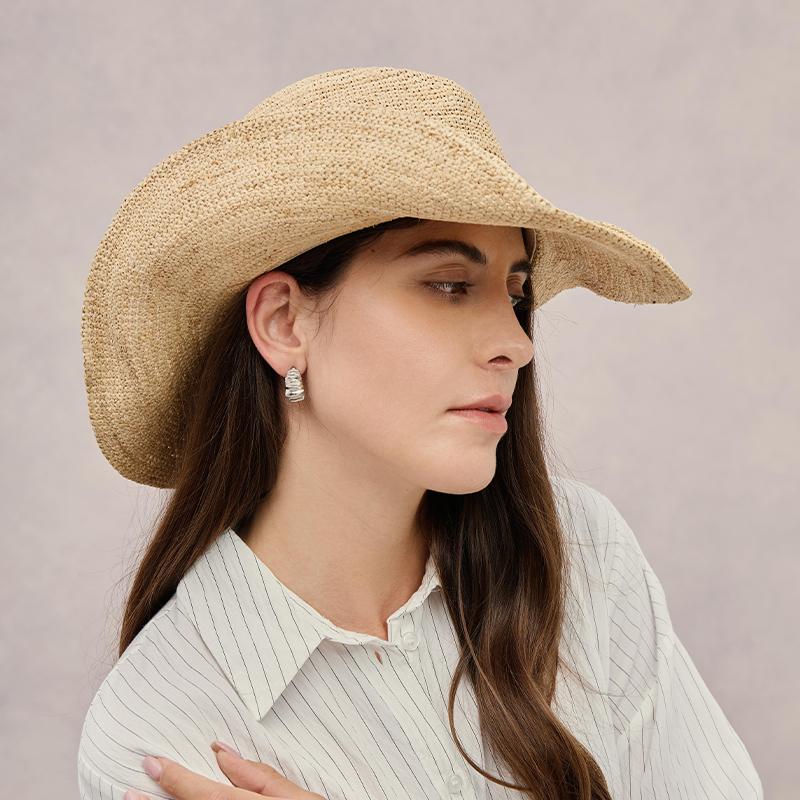 قبعة رافيا فاخرة مصنوعة يدويًا - مراجعة Cowboy Hat Straw وسعره